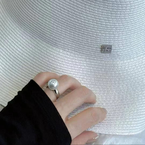 Power Edison Pearl Ring - Sterling Silver